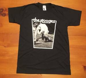 新品【Iggy Pop the Stooges】イギーポップ ストゥージズ プリント Tシャツ M // パンク ガレージロック ロックＴシャツ バンドＴシャツ