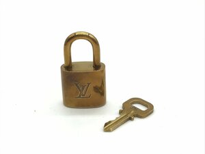 ■【YS-1】 ルイ・ヴィトン LOUIS VUITTON カデナ ■ 南京錠 キー 1本付き ＃319 ■ フランス製 【同梱可能商品】K■