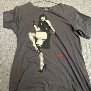 定1万 ヒステリックグラマー グレー　HYSTERIC GLAMOUR Bettie Page ベティペイジ 半袖 Tシャツ サイズS