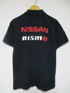 NISSAN nismo ニッサン ニスモ 背ロゴ 鹿の子ポロシャツ Mサイズ