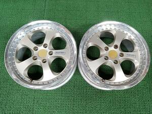 ★激レア★RE雨宮 Desmon AW-7 17×8.5J +42 5H-114.3 2本セット RX7 FD3S FC3S JDM 絶版 ロータリー