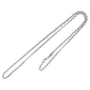 CHROME HEARTS クロムハーツ（原本無） NECKCHAIN R18 ロールチェーン 18inch 18インチ ネックレス シルバー系【中古】