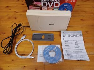 ☆中古 BAFFALO 外付けDVDR-RAM/±R/±RWドライブ DVSM-XL516U2 送料無料☆