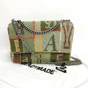 レディメイド 22SS PATCHWORK BIG CHAIN BAG パッチワーク チェーン バッグ 2WAY ショルダー ヴィンテージ 再構築 READYMADE 鞄 DF9068■