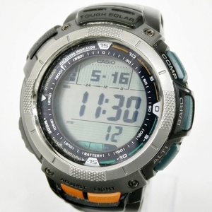 16 82-595335-13 [Y] CASIO カシオ PRO TREK プロトレック PRW-1000J トリプルセンサー 電波 タフソーラー デジタル メンズ 腕時計 鹿82