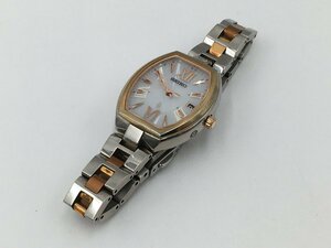 ♪▲【SEIKO セイコー】ルキア ホワイト文字盤色 ソーラー レディース 腕時計 1B22-0BY0 0419 15