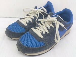 ◇ NIKE ナイキ 725066-400 CHALLENGER スニーカー シューズ サイズ23.5cm ネイビー ブルー レディース