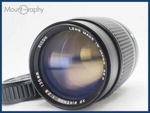 ★実用美品★ RICOH リコー XR RIKENON 135mm F2.8 ★完動品★同梱可 後キャップ付 #i6018