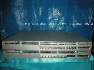 ☆C3850-NM-4-10G付き！Cisco Catalyst 3850 XS 10G SFP+ [WS-C3850-12XS-S V02]！(#F1-611)「120サイズ」☆ 