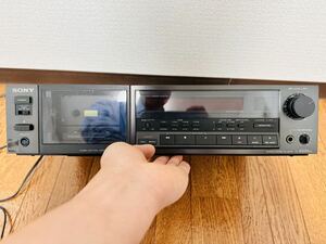 可動確認済 ソニー SONY テープコーダー TAPECORDER TC-K555ES ステレオカセットデッキ STEREO CASSETTE DECK アンティーク ビンテージ廃番