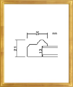 デッサン用額縁 木製フレーム PF102B 大衣サイズ