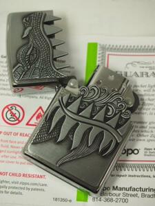 2015-16年製 Zippo トリック・ドラゴン Firebreathing Dragon 龍 竜#28969 新品/ベッチン箱/絶版