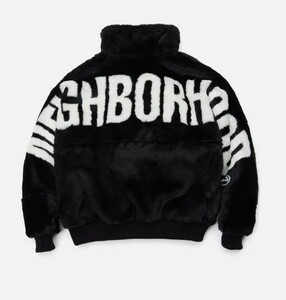 試着のみ美品　NEIGHBORHOOD FUR LOGO JACKET　ネイバーフッド　ジャケット　2023年 サイズL　ブラック