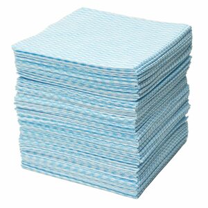 ストリックスデザイン カウンタークロス ミニ 抗菌 ブルー 100枚 約30×30cm テーブルダスター 使い捨て 不織布 ふきん 大容量 丈夫