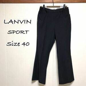LANVIN SPORT ランバン　スポーツ　ゴルフ　ストレッチ　スラックス パンツ　デサント　日本製　サイズ40