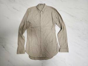 【レア】ディオールオム ベージュ ブロンズ カラー シャツ 38 / Dior Homme メンズ
