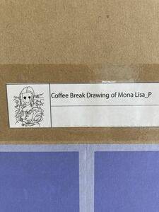 madsaki Coffee Break Drawing of Mona Lisa_P 版画