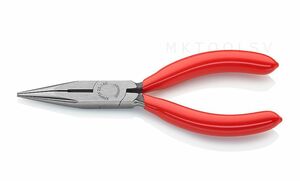 KNIPEX クニペックス 切刃付き 平丸型プライヤー（ラジオペンチ）2501-140