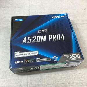 現状品 ASRock AMD Ryzen 3000/4000シリーズ(Soket AM4)対応 A520チップセット搭載 Micro ATX マザーボード A520M Pro4