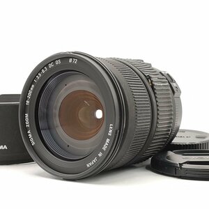 カメラ Sigma ZOOM 18-200mm f3.5-6.3 DC OS 一眼レフ レンズ 現状品 [7740KC]