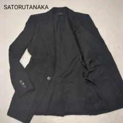人気 SATORU TANAKA サトル タナカ テーラードジャケット ツイード