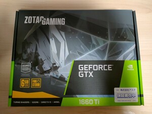 ZOTAC GAMING GeForce GTX 1660 Ti 6GB GDDR6 / ZT-T16610F-10L