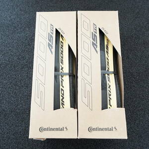 Continental (コンチネンタル) Grand Prix 5000AS TR ブラック/クリーム チューブレスレディ GP5000AS TR 25-622 700 2本セット