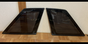 R32 スカイライン リア クォーター ガラス 左右 ウィンドウ 窓 M203 AS2 DOT-20 サイドガラス 送料無料