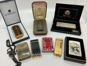 ◆ライター 喫煙具　おまとめ8点　Dunhill ダンヒル /ジバンシー/ZIPPO ジッポ―/PRINCE プリンス　※着火未確認・現状渡し◆