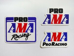  米AMA pro racing ステッカー3種 nos no.jul017