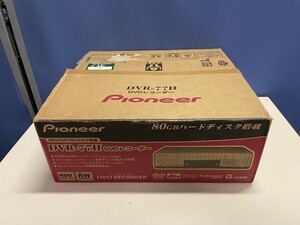 【デッドストック】 Pioneer パイオニア DVR-77H DVD HDDレコーダー2002年発売 高画質化 リモコン付き