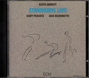 【KEITH JARRETT TRIO/STANDARDS LIVE】 ECM RECORDS/GARY PEACOCK/JACK DEJOHNETTE/CD