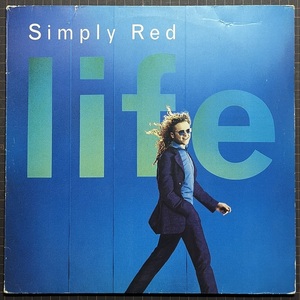 ドイツ・オリジナル盤 SIMPLY RED シンプリー・レッド Life LP Germany Orig. Fairground Sly & Robbie Bootsy Collins Hugh Masekela 参加