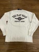 THE FLAT HEAD FN-THCL-202 FLYING WHEEL L/S TEE アイボリー 38