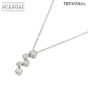 ティファニー TIFFANY&CO. バブル ダイヤ ネックレス 40cm Pt プラチナ Diamond Necklace 90208794