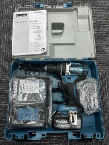 makita マキタ 18V 6.0Ah 充電式震動ドライバドリル ケース・充電器・バッテリ2個セット HP484DRGX 極上美品