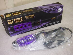 新古品☆ＨＯＴ　ＴＯＯＬＳ　ＢＲＵＳＨ　ＳＴＹＬＥＲ　ＳＩＬＩＣＯＮＥカールドライヤー☆くるくるドライヤー☆１０７S４－Ｂ９２９４