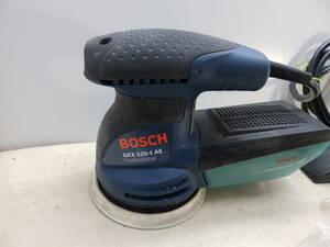 BOSCH/ボッシュ 吸じんランダムアクションサンダー GEX125-1AE ヤスリ未使用 P600-9枚/P1500-7枚/P3000-7枚 本体中古！