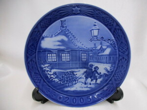 ロイヤルコペンハーゲン ROYAL COPENHAGEN イヤープレート 2005 Hans Christian Andersen House ゆうパック60サイズ