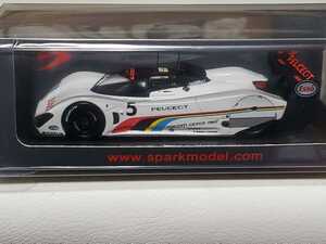 新品 1/43 スパーク SPARK Peugeot 905 No.5 Le Mans 1991 ドライバー：M. Baldi - P. Alliot - J.-P. Jabouille　プジョー　ルマン