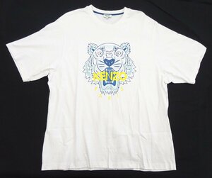 ケンゾー KEMZO タイガー プリント Tシャツ メンズ ホワイト Lサイズ