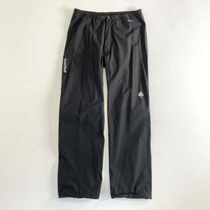 Ae6《美品》mont-bell モンベル GORE-TEX ゴアテックス 春夏向け レインパンツ 梅雨 バイクにも Mサイズ ブラック メンズ アウトドア