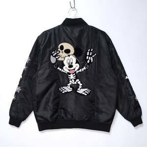 【送料無料】BEAMS(ビームス)/Bill Wall Leather×Disney/STUDIUM JAMPER/スタジアムジャンパー/スタジャン/ビルウォールレザー/ディズニー