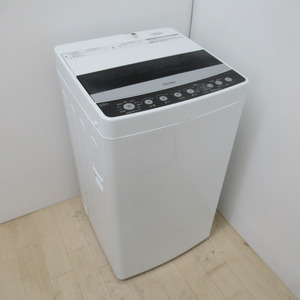 Haier ハイアール 全自動洗濯機 4.5kg JW-C45D-K (ブラック) 2019年製 簡易乾燥機能付 一人暮らし 洗浄・除菌済み