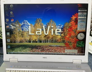 NEC Lavie LL750R PC-LL750RG PC-LL750RG 15.4型W 光沢 WindowsVista Home Core2Duo 2.10GHz 3GB 250GB DVD/RW 送料無料