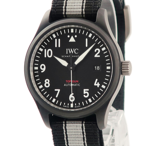 【3年保証】 IWC パイロットウォッチ トップガン IW326901 K18RG無垢 黒 アラビア デイデイト 自動巻き メンズ 腕時計