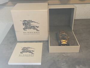 BURBERRY バーバリー BU9005 シティ グレー文字盤 ケース付 腕時計 時計 