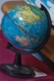 地球儀 世界地図 学生教育具 地理学習 中古 1点