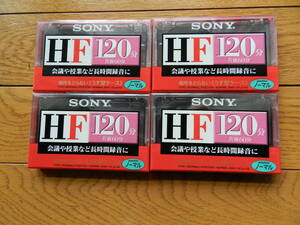 ☆新品　カセットテープ　４本セット　SONY　HF120分☆