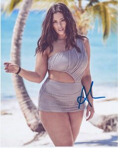 Ashley Graham★直筆サイン写真★証明書COA◆9042